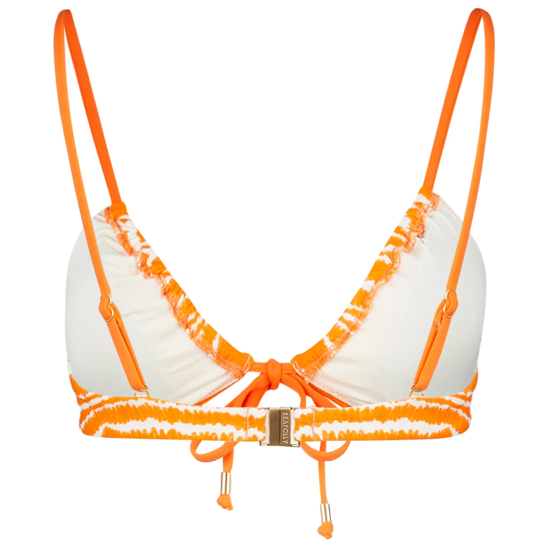 Seafolly Women's Zanzibar Drawstring Bralette - Bikini Top 4 Seafolly Women's Zanzibar Drawstring Bralette - Bikini Top - Image 2