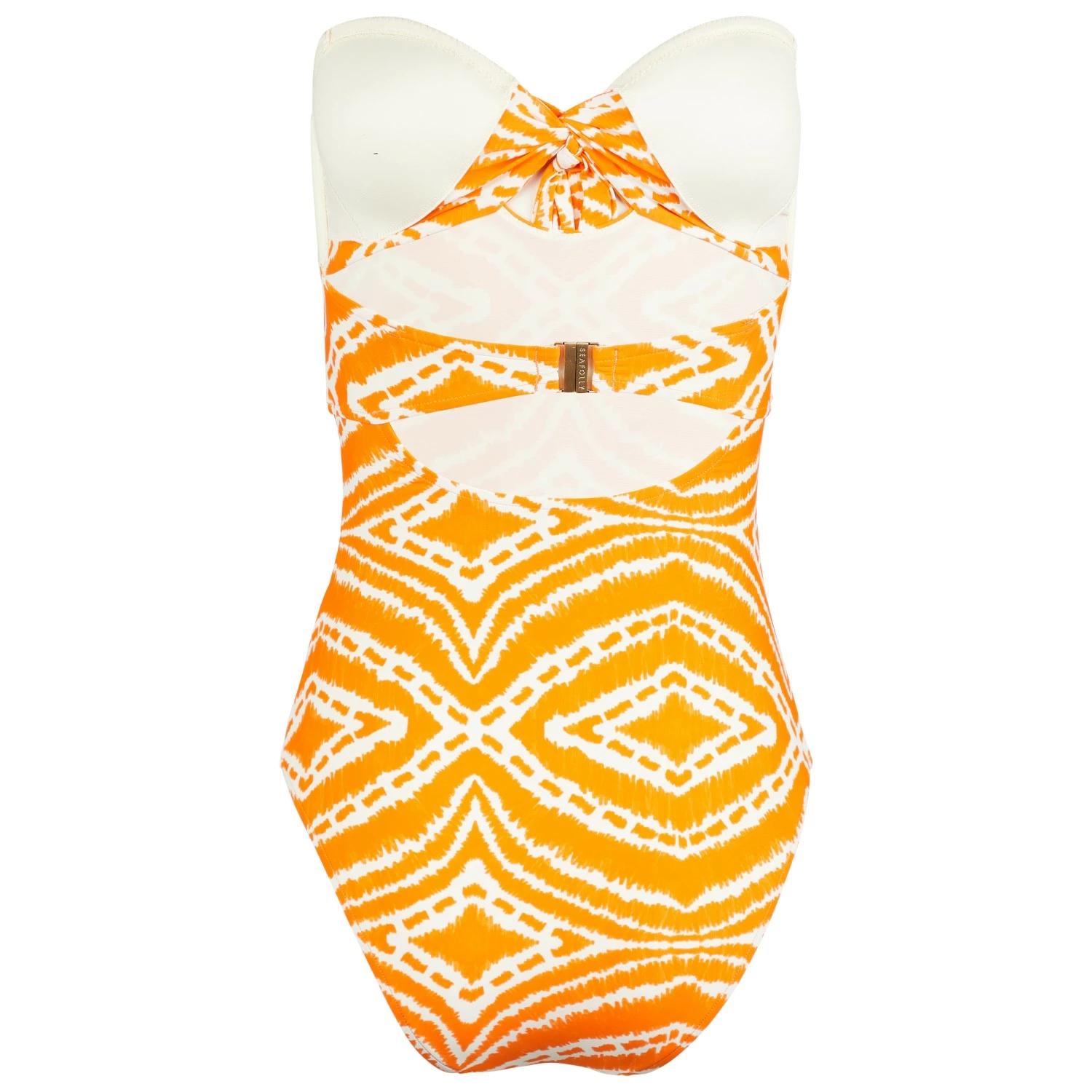 Seafolly Women's Zanzibar Twist Tie Front One Piece - Swimsuit 4 Seafolly Women's Zanzibar Twist Tie Front One Piece - Swimsuit - Image 2