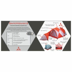 SafeHouse 2 - 2-person Tent 25 SafeHouse 2 - 2-person Tent -Outdoor Equipment Sales Shop slingfin safehouse 2 2 person tent detail 12