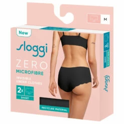 Sloggi Women's Zero Microfibre 2.0 Short 2-Pack - Everyday Base Layer -Outdoor Equipment Sales Shop sloggi womens zero microfibre 20 short 2 pack everyday base layer detail 3