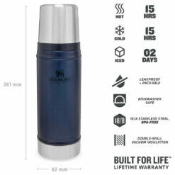 Stanley Classic Vakuum-Flasche - Insulated Bottle -Outdoor Equipment Sales Shop stanley classic vakuum flasche insulated bottle detail 4