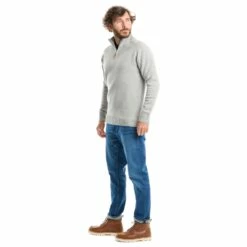 Stoic MMXX.Nauta Wool Quarter Zip Sweater - Wool Jumper -Outdoor Equipment Sales Shop stoic mmxxnauta wool quarter zip sweater wool jumper detail 11