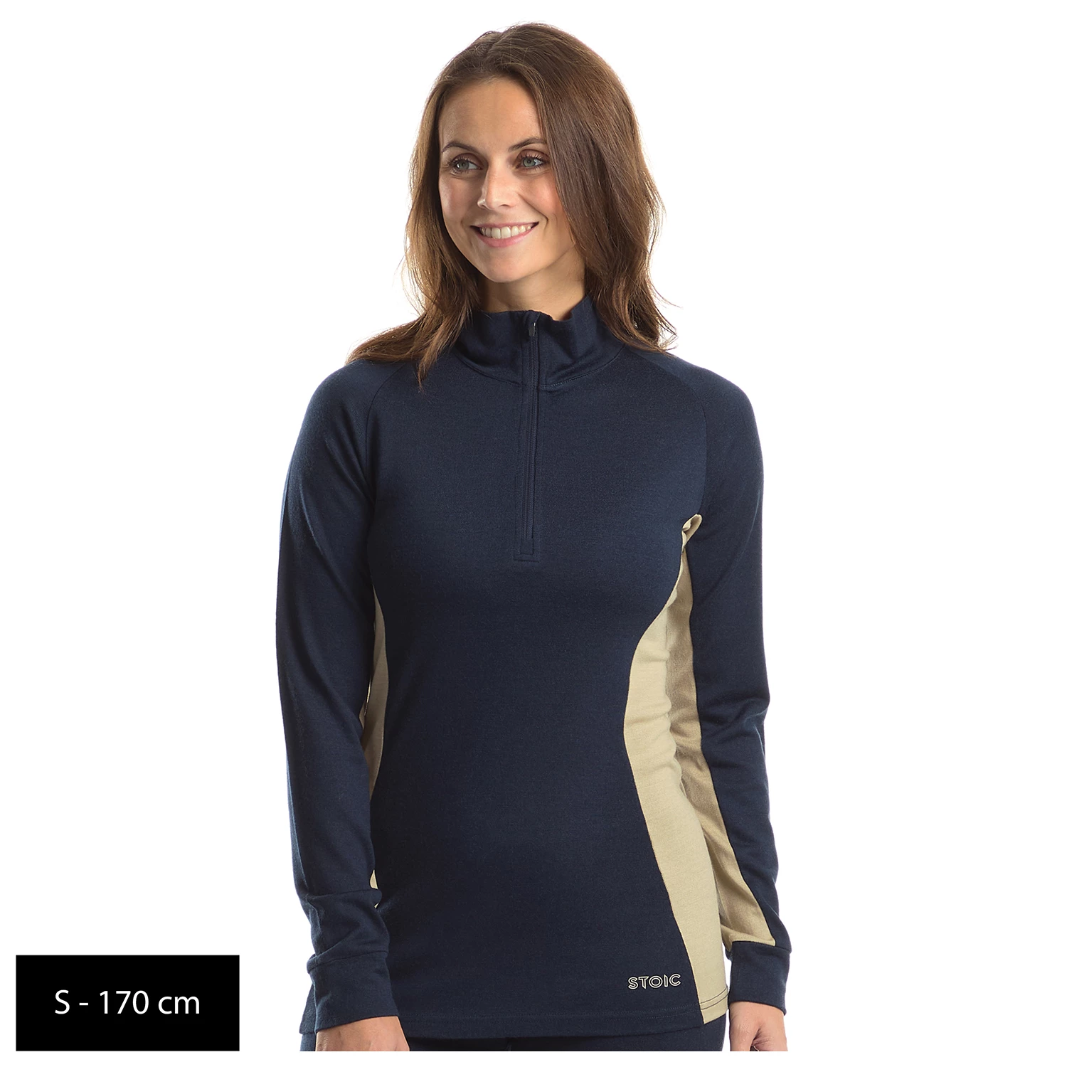 Stoic Women's Merino240 BjoernenSt. Half Zip - Merino Base Layer 7 Stoic Women's Merino240 BjoernenSt. Half Zip - Merino Base Layer - Image 5