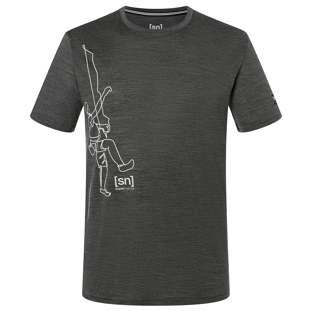 Super.natural Climbing Line Tee - Merino Shirt 3 Super.natural Climbing Line Tee - Merino Shirt