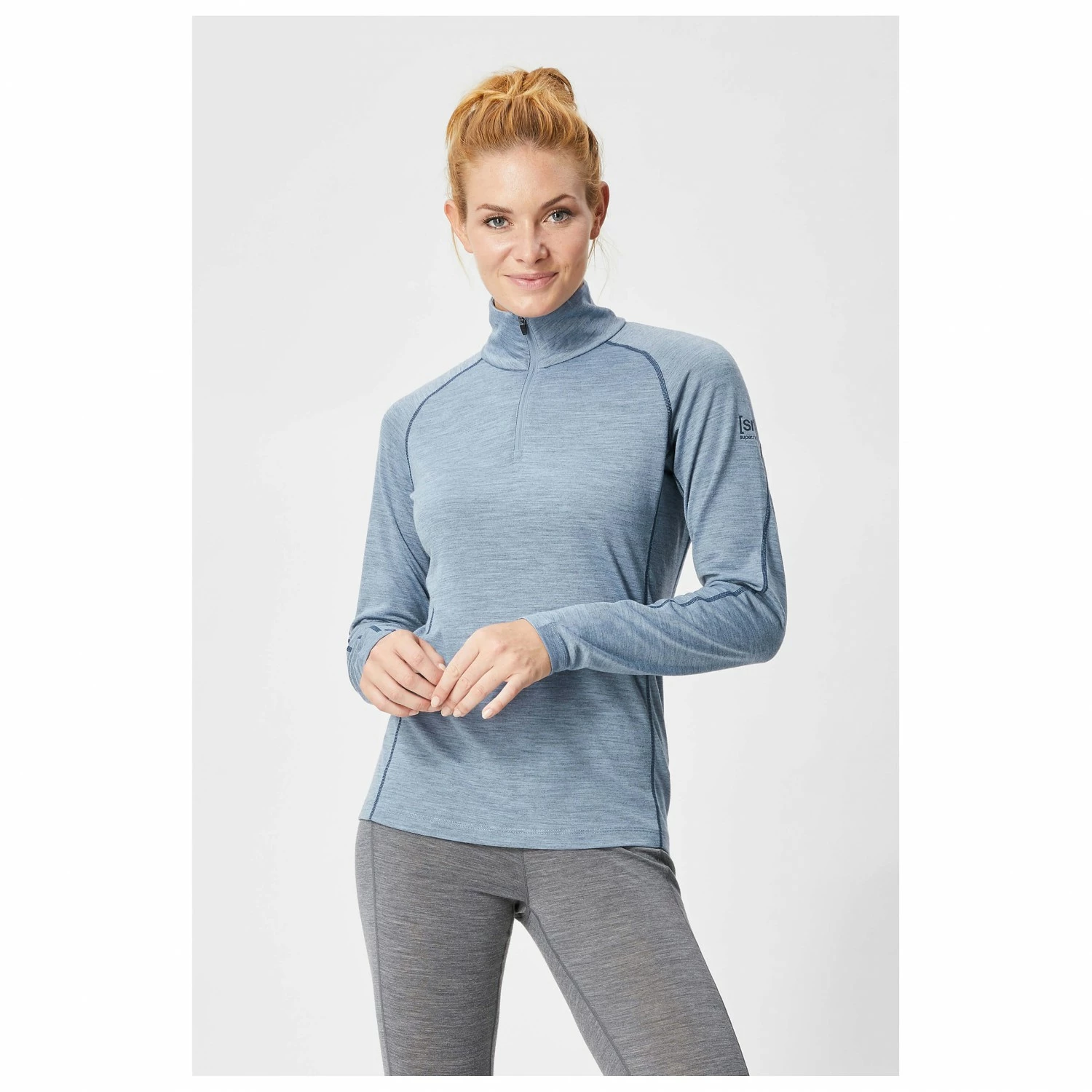 Super.natural Women's Base 1/4 Zip 230 - Merino Base Layer 5 Super.natural Women's Base 1/4 Zip 230 - Merino Base Layer - Image 3