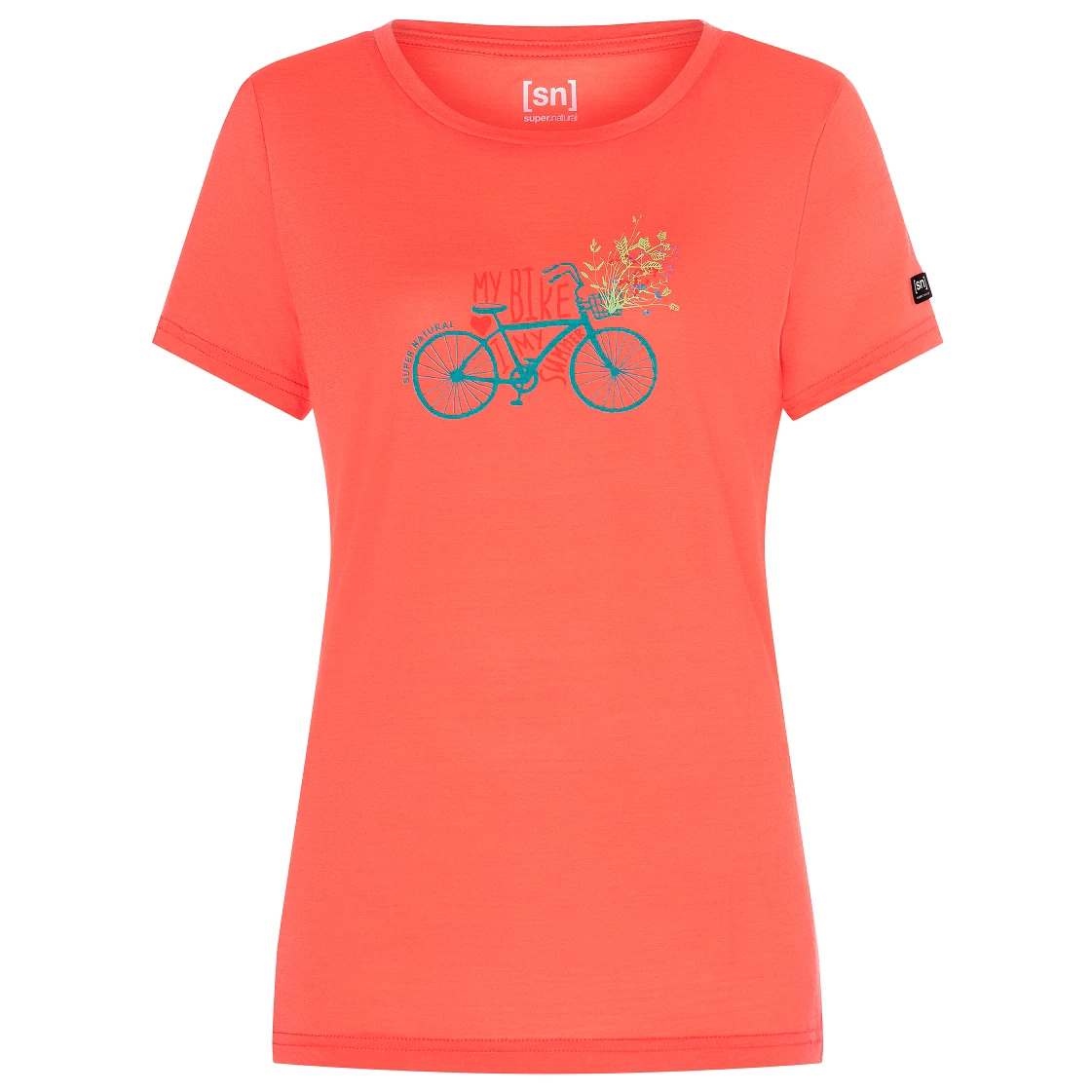 Super.natural Women's Lovely Bike Tee - Merino Shirt 3 Super.natural Women's Lovely Bike Tee - Merino Shirt