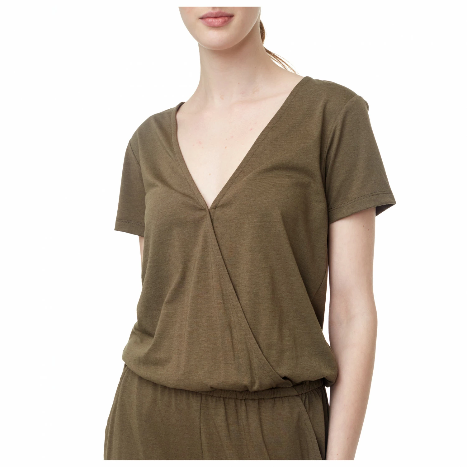 Tentree Women's Blakely Shortsleeve Knit Jumpsuit - Jumpsuit 4 Tentree Women's Blakely Shortsleeve Knit Jumpsuit - Jumpsuit - Image 2