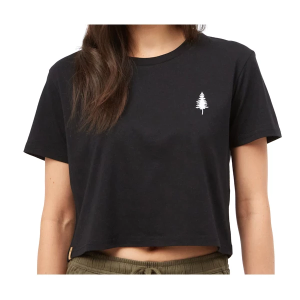 Tentree Women's Golden Spruce Crop T-Shirt - T-shirt 3 Tentree Women's Golden Spruce Crop T-Shirt - T-shirt