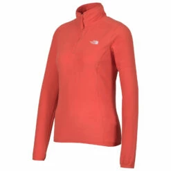 The North Face Women's 100 Glacier 1/4 Zip - Fleece Jumper 6 The North Face Women's 100 Glacier 1/4 Zip - Fleece Jumper -Outdoor Equipment Sales Shop the north face womens 100 glacier 1 4 zip fleece jumper detail 2