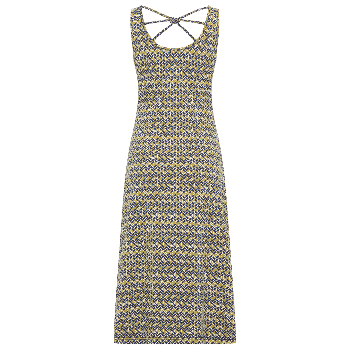 Women's Jersey-Kleid Mit Rückenschnürung - Dress 4 Women's Jersey-Kleid Mit Rückenschnürung - Dress - Image 2