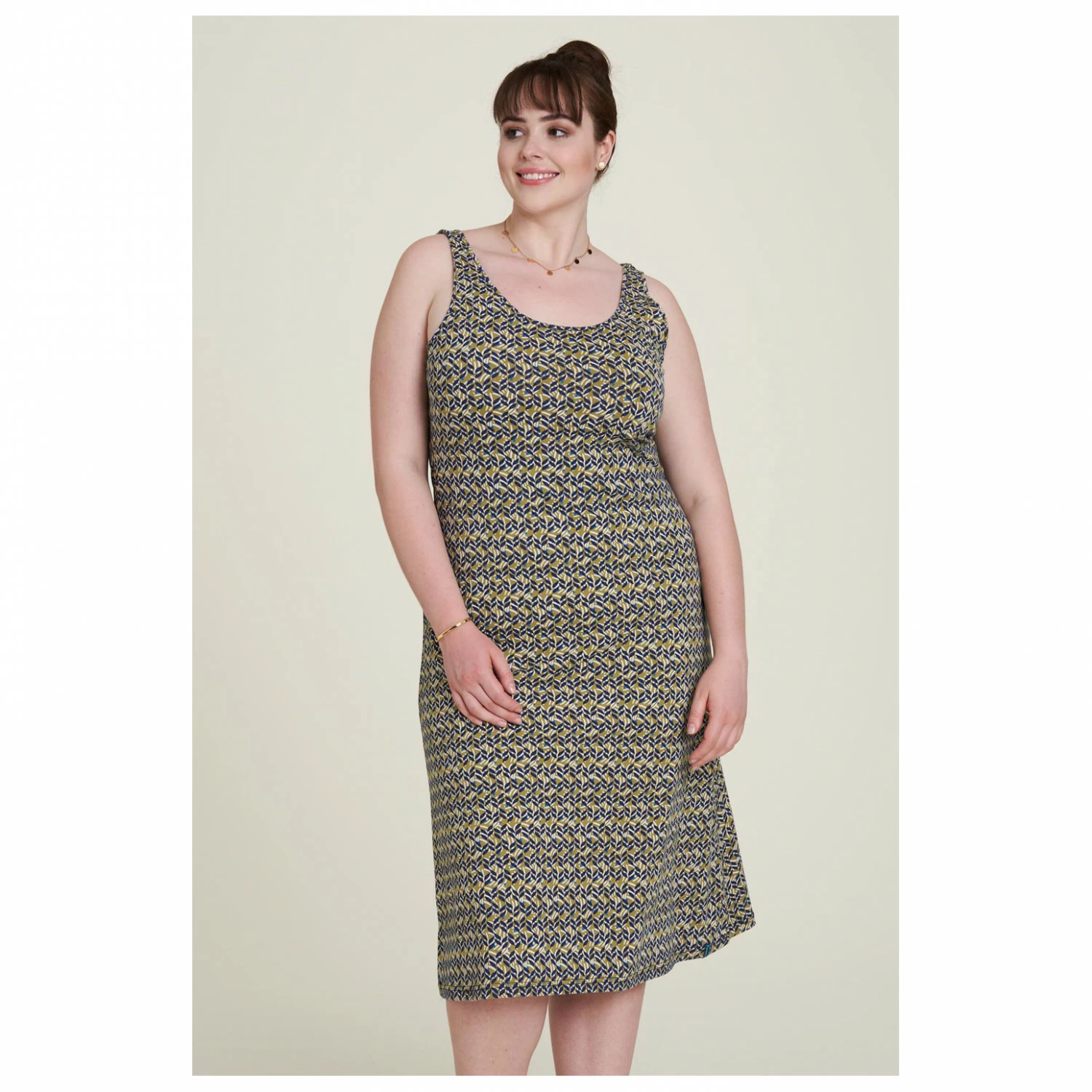 Women's Jersey-Kleid Mit Rückenschnürung - Dress 5 Women's Jersey-Kleid Mit Rückenschnürung - Dress - Image 3