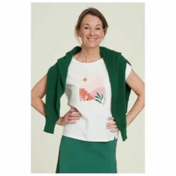 Women's Organic Cotton T-shirt Print -Outdoor Equipment Sales Shop tranquillo womens organic cotton t shirt print detail 3