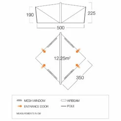 Vango Trigon Airhub - Group Tent -Outdoor Equipment Sales Shop vango trigon airhub group tent detail 4