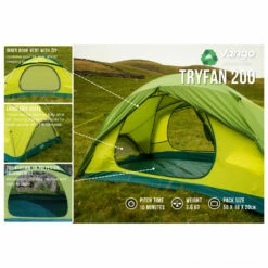 Vango Tryfan 200 - 2-person Tent 8 Vango Tryfan 200 - 2-person Tent -Outdoor Equipment Sales Shop vango tryfan 200 2 person tent bf detail 3