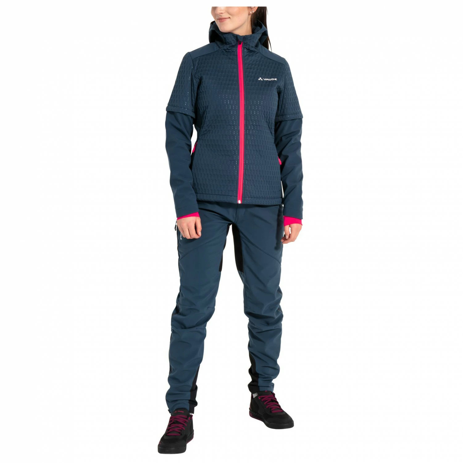 VAUDE Women's All Year Moab Zip-Off Jacket - Cycling Jacket 5 VAUDE Women's All Year Moab Zip-Off Jacket - Cycling Jacket - Image 3