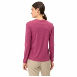VAUDE Women's Essential L/S T-Shirt - Sport Shirt -Outdoor Equipment Sales Shop vaude womens essential l s t shirt sport shirt detail 4