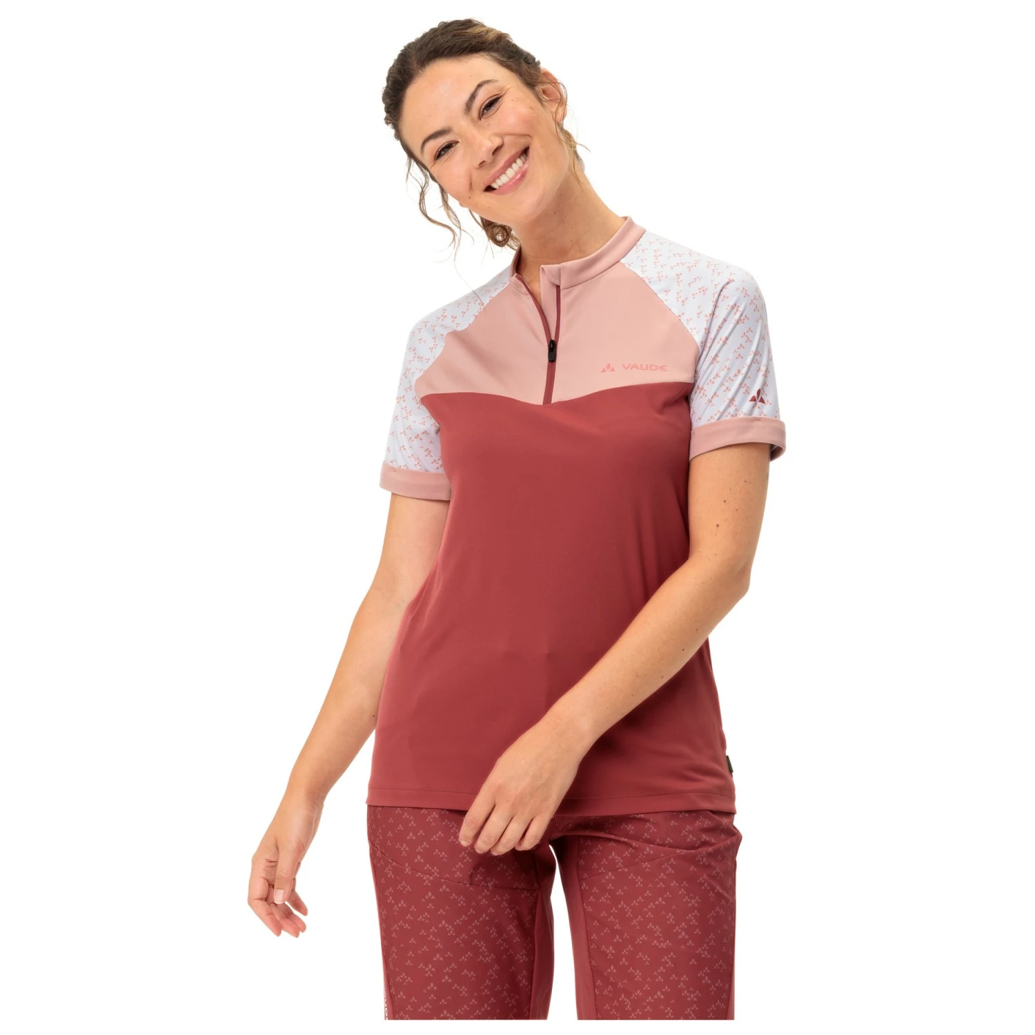 VAUDE Women's Ledro Print Shirt - Cycling Jersey 5 VAUDE Women's Ledro Print Shirt - Cycling Jersey - Image 3