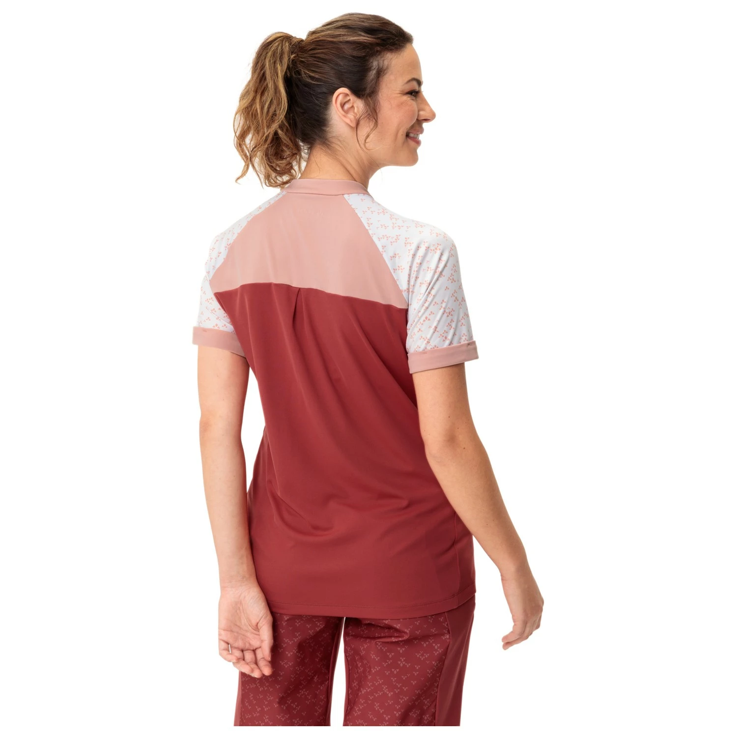 VAUDE Women's Ledro Print Shirt - Cycling Jersey 6 VAUDE Women's Ledro Print Shirt - Cycling Jersey - Image 4