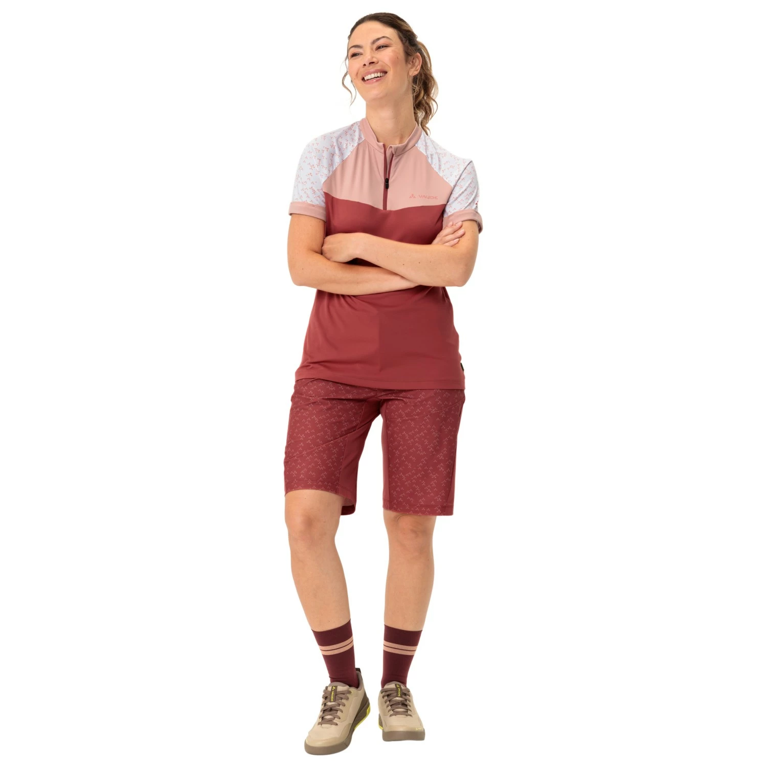 VAUDE Women's Ledro Print Shirt - Cycling Jersey 7 VAUDE Women's Ledro Print Shirt - Cycling Jersey - Image 5