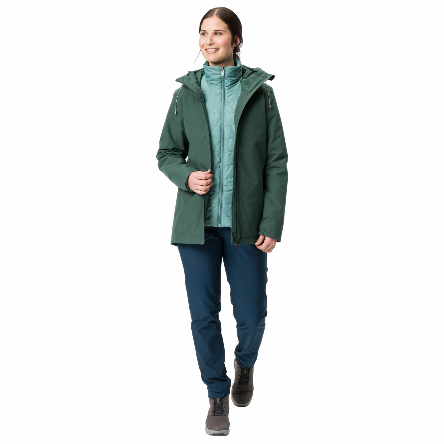 VAUDE Women's Mineo 3In1 Jacket - Winter Jacket 9 VAUDE Women's Mineo 3In1 Jacket - Winter Jacket - Image 7