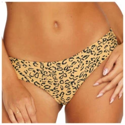 Volcom Women's Yess Leopard Cheekini - Bikini Bottom