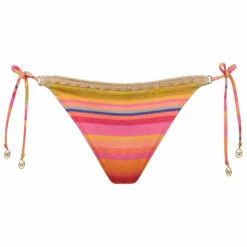 Watercult Women's Dopamine Stripe Bikini Bottoms 662 - Bikini Bottom