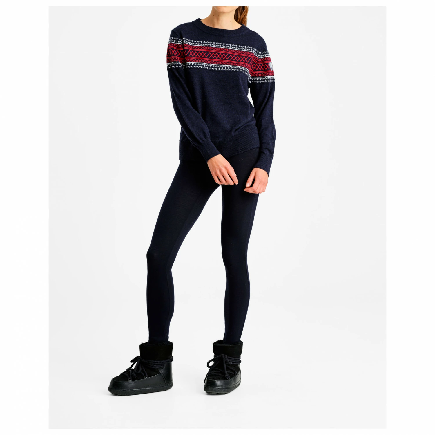 We Norwegians Women's Signature Crewneck - Wool Jumper 4 We Norwegians Women's Signature Crewneck - Wool Jumper - Image 2