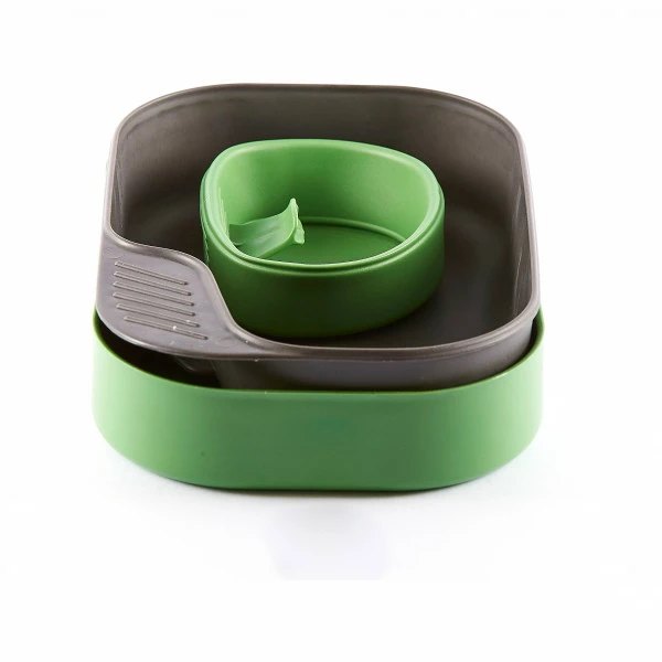 Wildo Camp-A-Box Basic Green - Set Of Dishes 3 Wildo Camp-A-Box Basic Green - Set Of Dishes