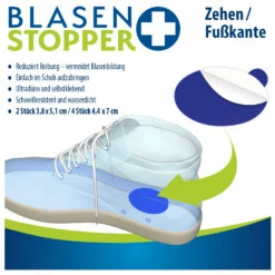 Blister Stopper Ovals For Toes/Foot Edge
